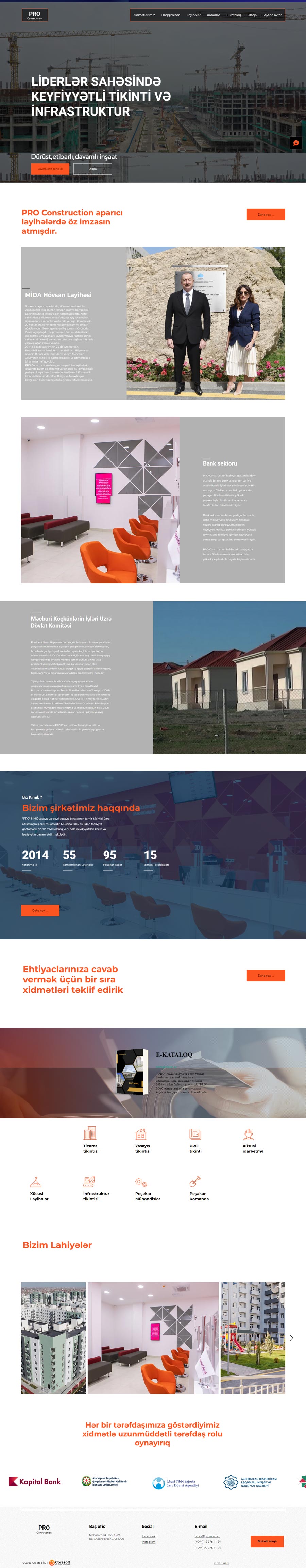 "PRO" MMC üçün veb-sayt