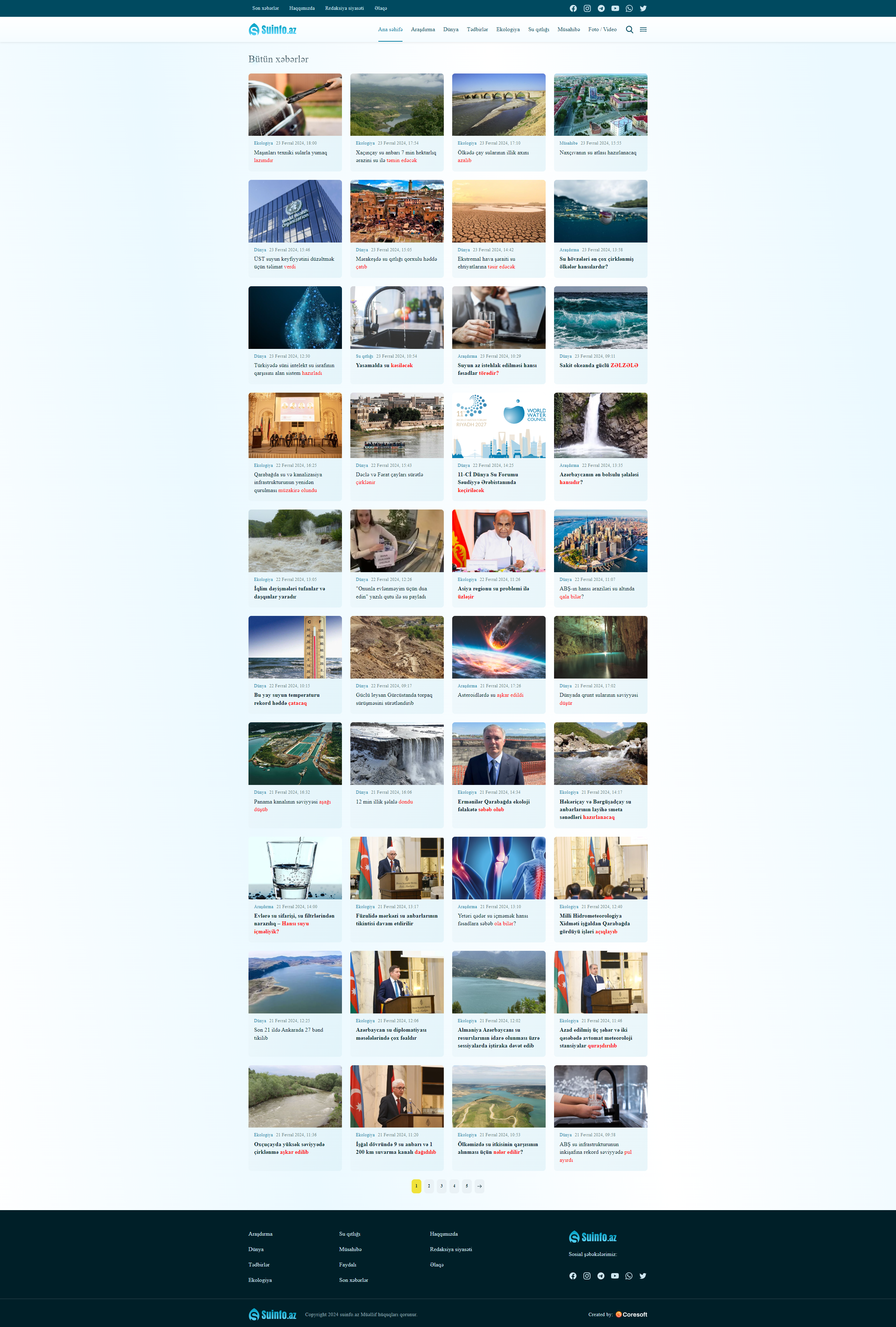 Suinfo.az üçün veb-sayt