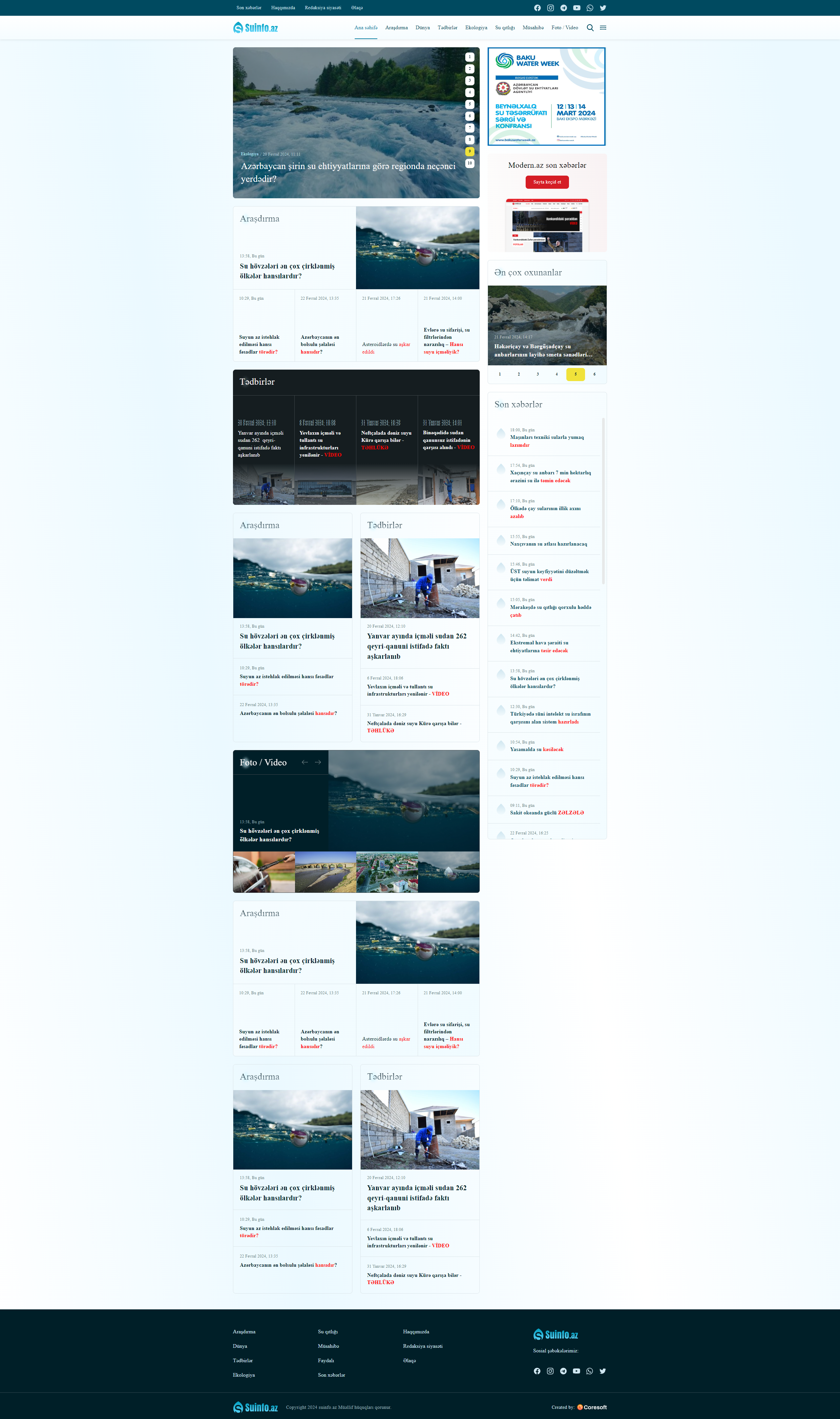 Suinfo.az üçün veb-sayt