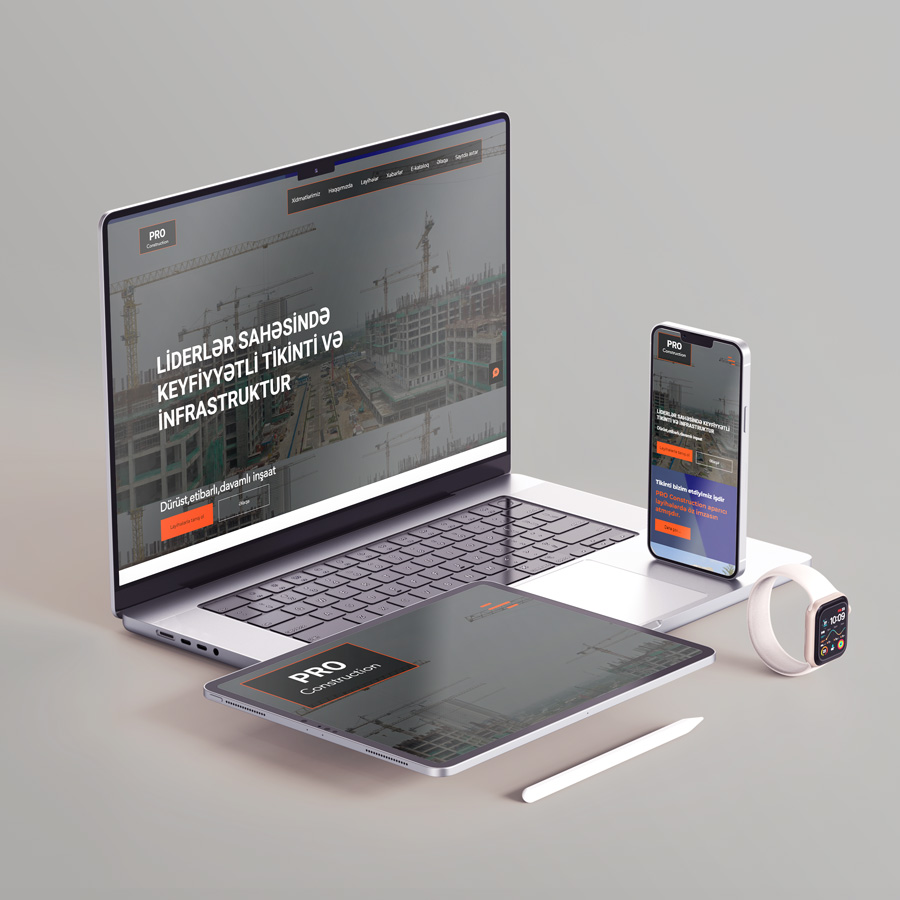 "PRO" MMC üçün veb-sayt
