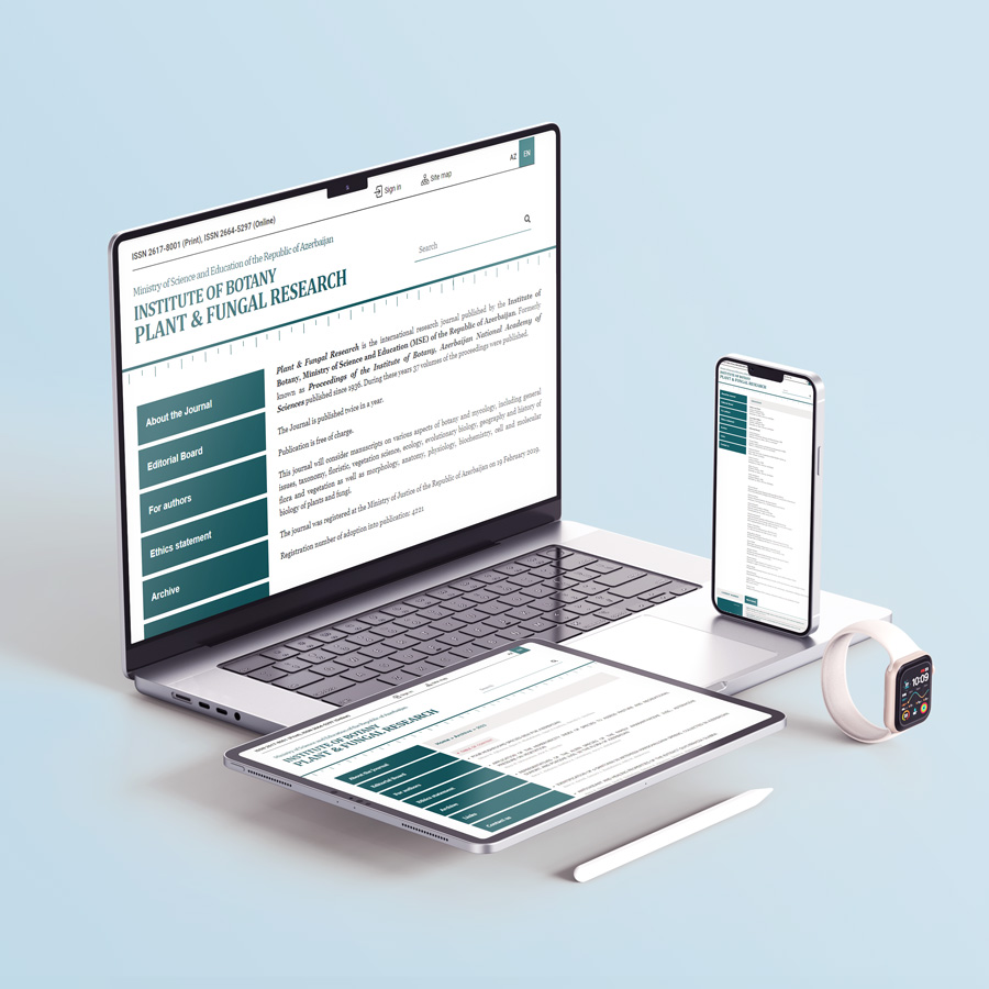 Website for Plant & Fungal Research  jurnalı